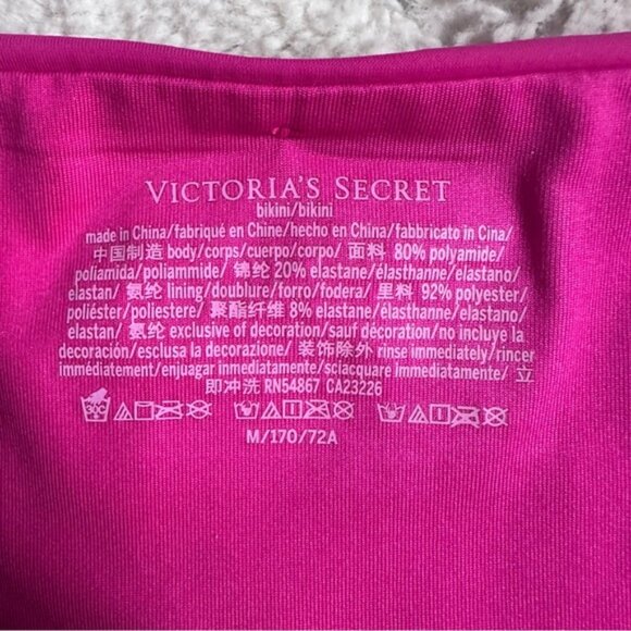 Victoria's Secret | Lotus Pink Side Tie Bikini Bottoms | Size Medium - Picture 7 of 7